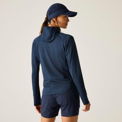 Sous‑vêtement technique extensible femme Nomadic avec capuche et zip intégral 2/7