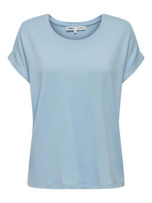 Moster top dames korte mouw clear sky