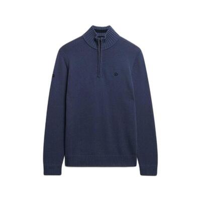 Katoenen trui met een kraag superdry