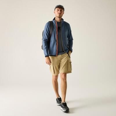 Malton Herren-Fleecejacke mit durchgehendem Reißverschluss, meliert 3/7