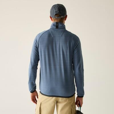 Malton Herren-Fleecejacke mit durchgehendem Reißverschluss, meliert 2/7
