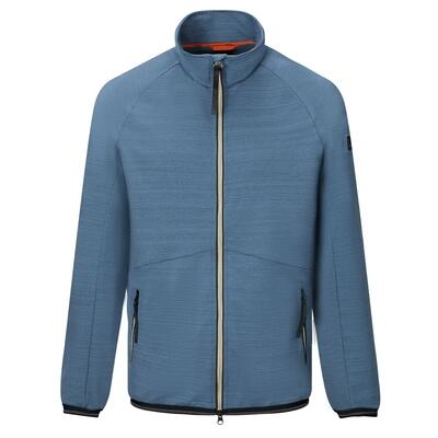Malton Herren-Fleecejacke mit durchgehendem Reißverschluss, meliert 6/7