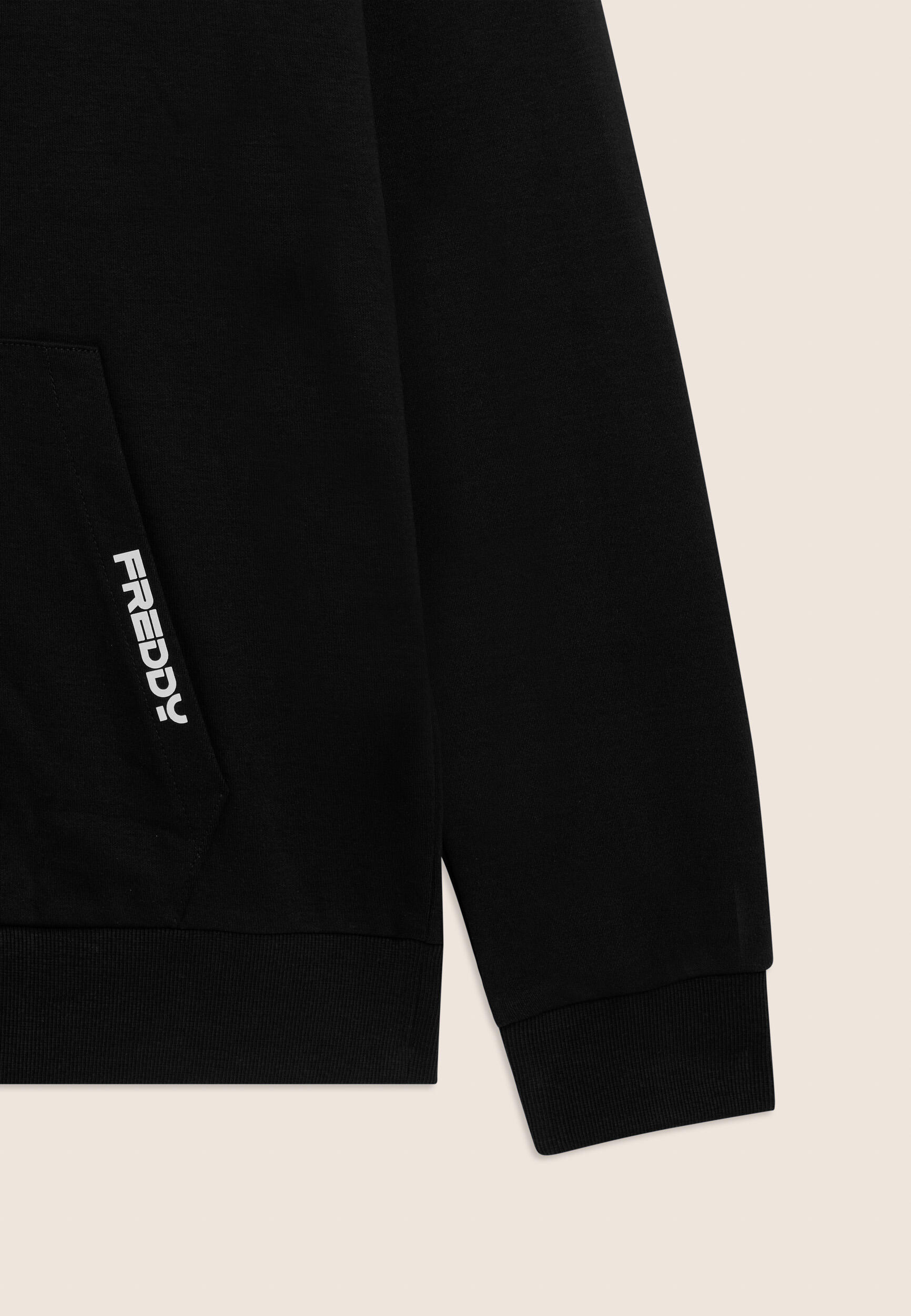 Sweat-shirt à capuche en blocks de couleurs avec capuche et insert de logo 3/3