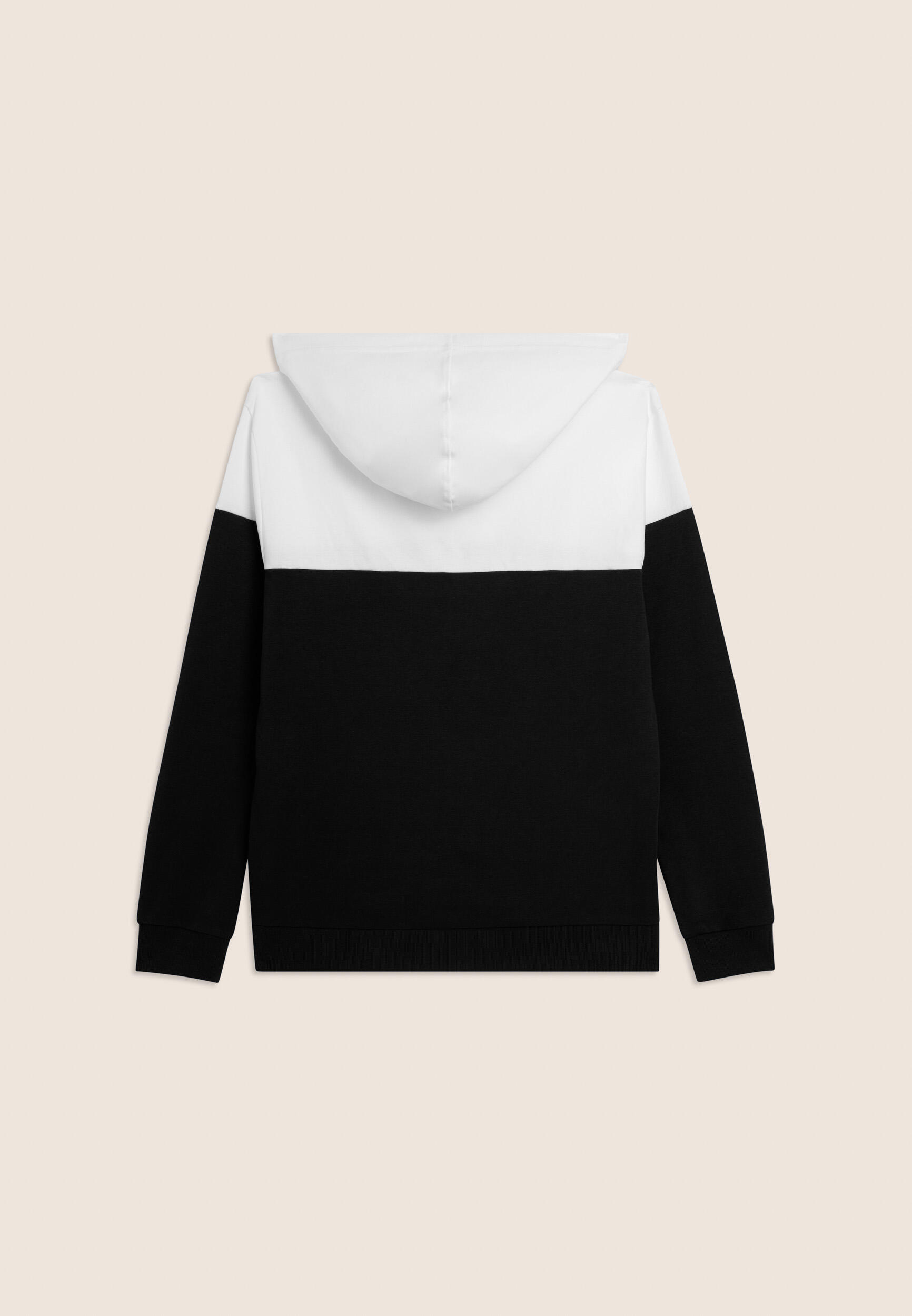 Sweat-shirt à capuche en blocks de couleurs avec capuche et insert de logo 2/3
