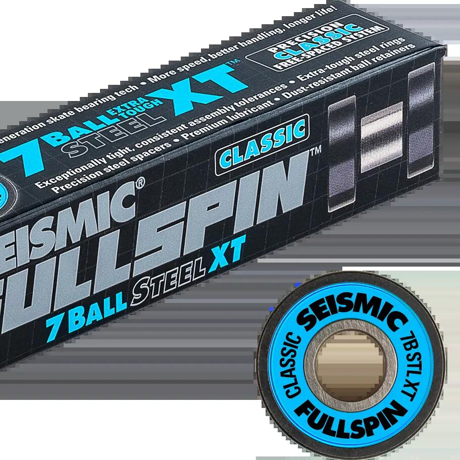 Bearings - Fullspin 7-Ball Steel Xt Classic - Brng Flspn 7B Stl Xt Cl - Seismic