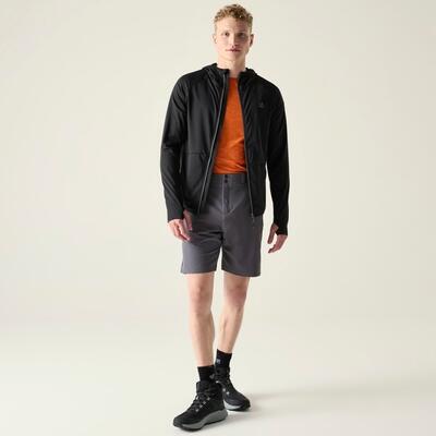 Couche intermédiaire extensible homme à capuche, zip intégral Assimilate VI 3/7