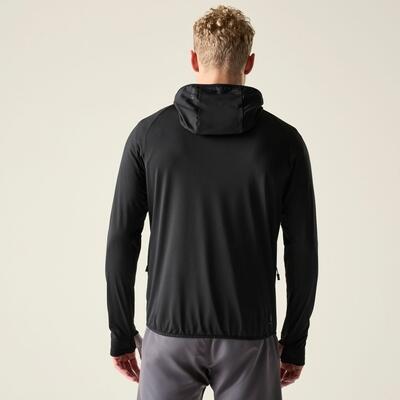Couche intermédiaire extensible homme à capuche, zip intégral Assimilate VI 2/7