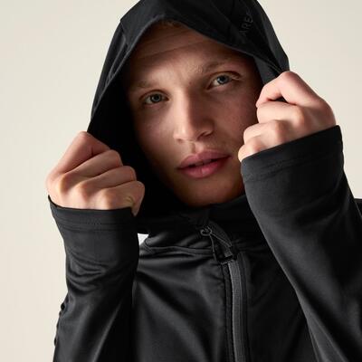 Couche intermédiaire extensible homme à capuche, zip intégral Assimilate VI 6/7