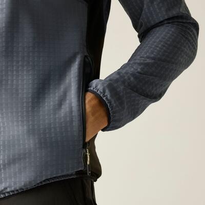 Pile da uomo Alven con zip intera e cappuccio 4/7