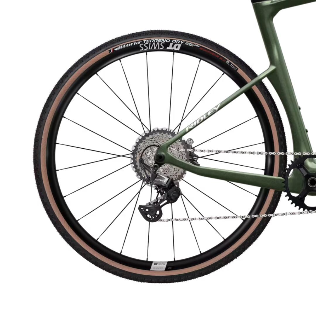 Second Life - Vélo gravel Ridley Kanzo Fast GRX600 12v Taille S Vert Carbone 4/4