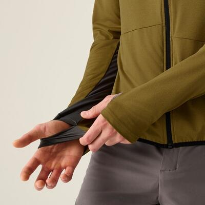 Couche intermédiaire extensible homme à capuche, zip intégral Assimilate VI 5/6