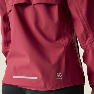 Ultraleichte, wasserdichte Wanderjacke mit Kapuze für Damen 6/7