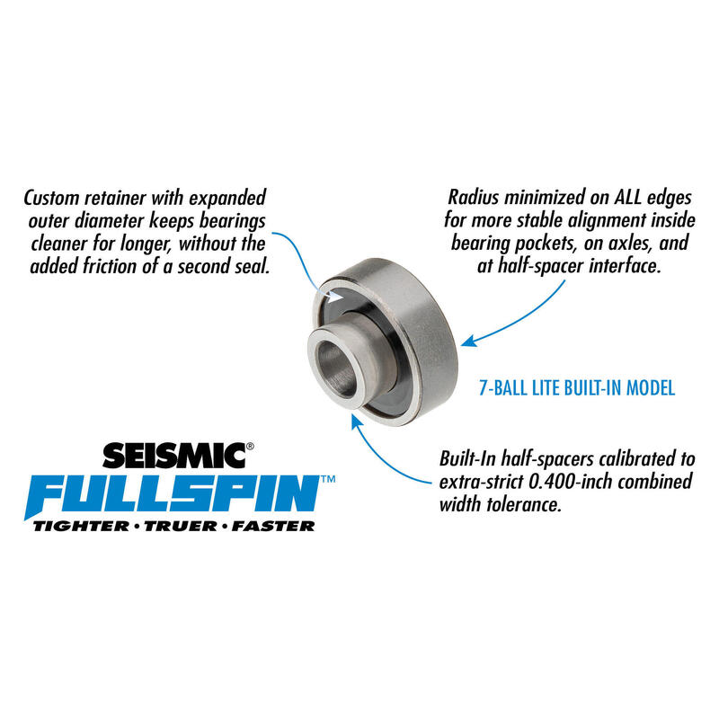Rulmenți - Fullspin 7-Ball Lite Built-In - Brng Flspn 7B Lite Bi - Seismic