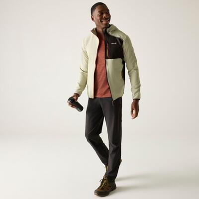 Pile da uomo Alven con zip intera e cappuccio 3/7