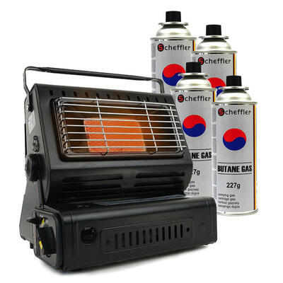 Stufa gas da esterno incl. 4 bombole riscaldatore