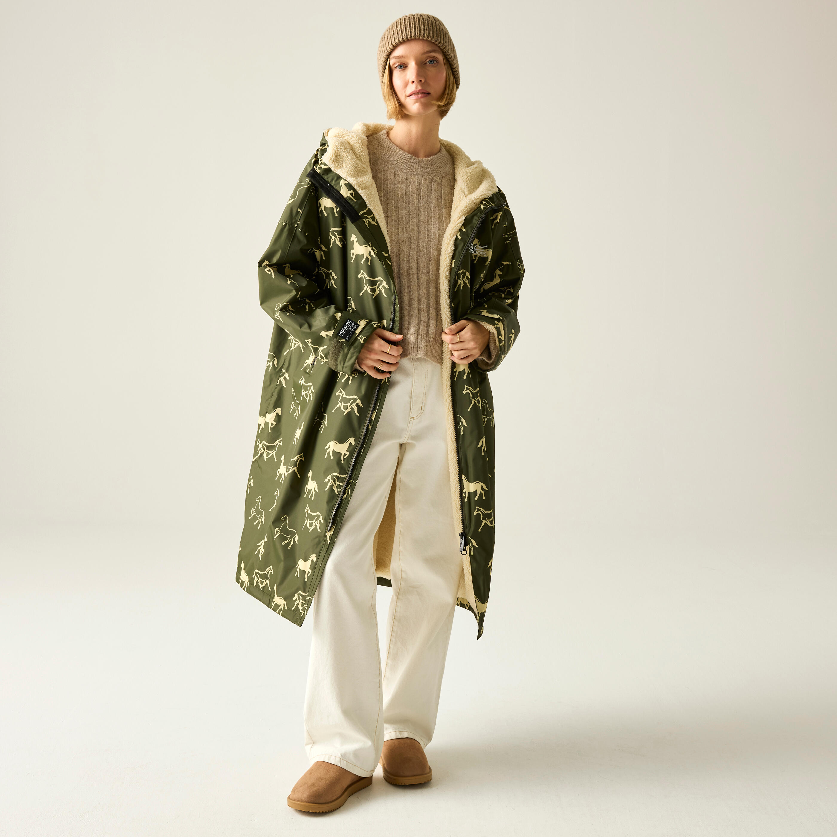 Peignoir à langer imperméable unisexe adulte 2/7