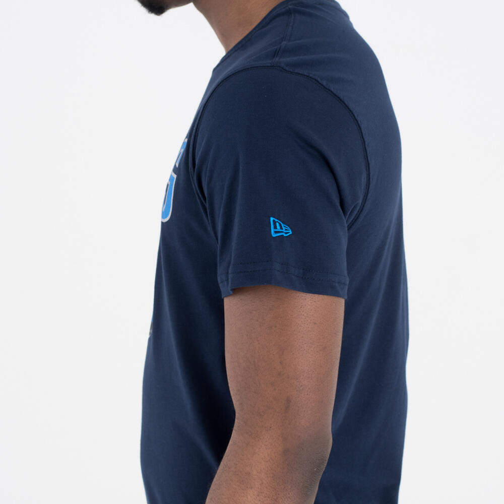 T-Shirt NBA Dallas Mavericks New Era Team logo Bleu marine 3/5