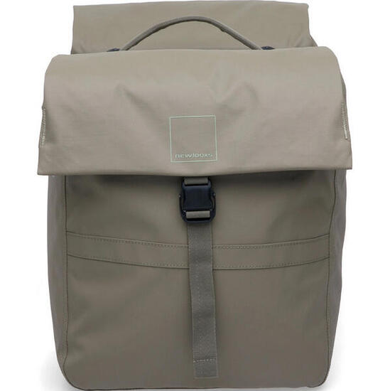 Dubbele fietstas Leeds MIK 2.0, taupe