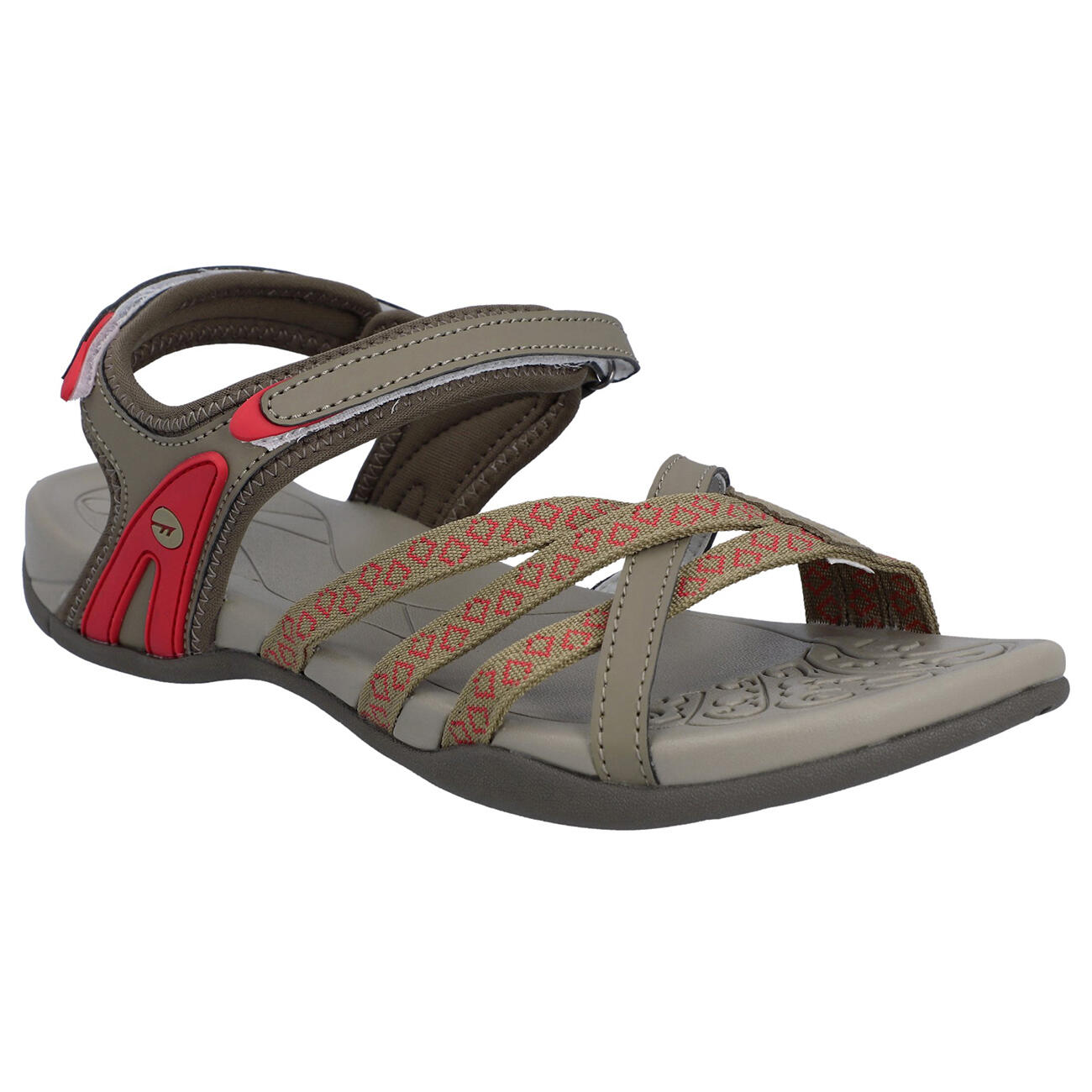 HI-TEC Hi-Tec Savanna II Sandalen KAKI/ROOD/TAUPE 36 6/7