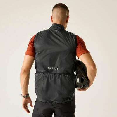Gilet da ciclismo leggero e ripiegabile Chase da uomo 2/6