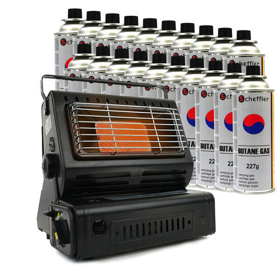 Stufa gas da esterno incl. 20 bombole riscaldatore