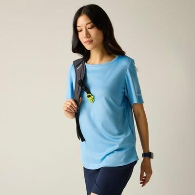 Botanna dames t-shirt met korte mouwen, sneldrogend en met logo