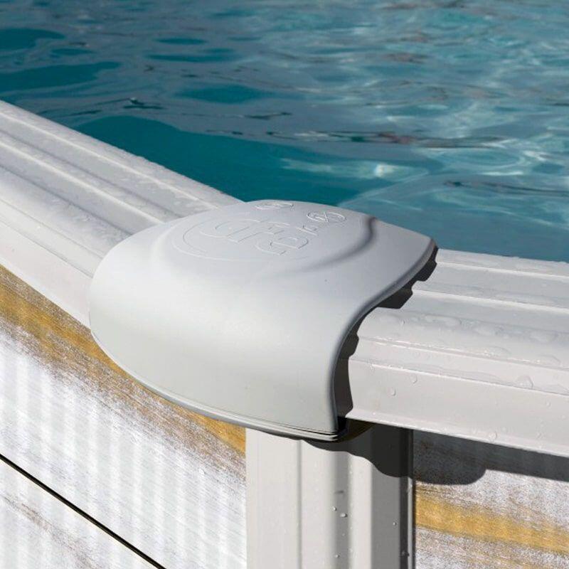Piscina acero imitacion NORDICO 610 x 375 x 132 cm 5/5