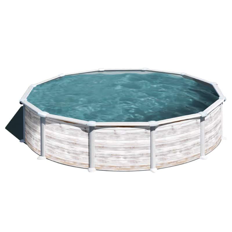 Piscina acero imitacion NORDICO Ø 460 x 132 cm 4/7