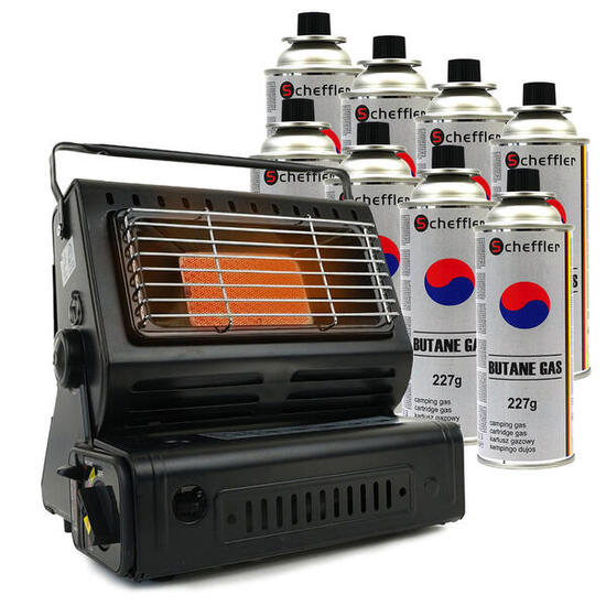 Stufa gas da esterno incl. 8 bombole riscaldatore