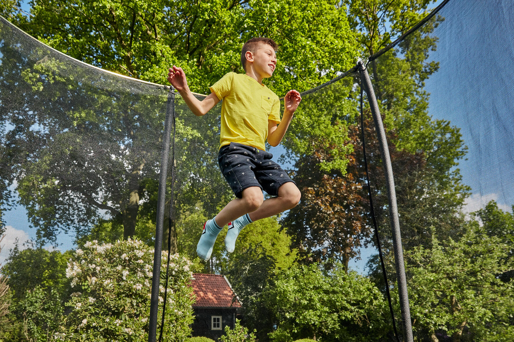 Comfort Edition - ø183cm - Trampoline - Rond - Groen 7/8
