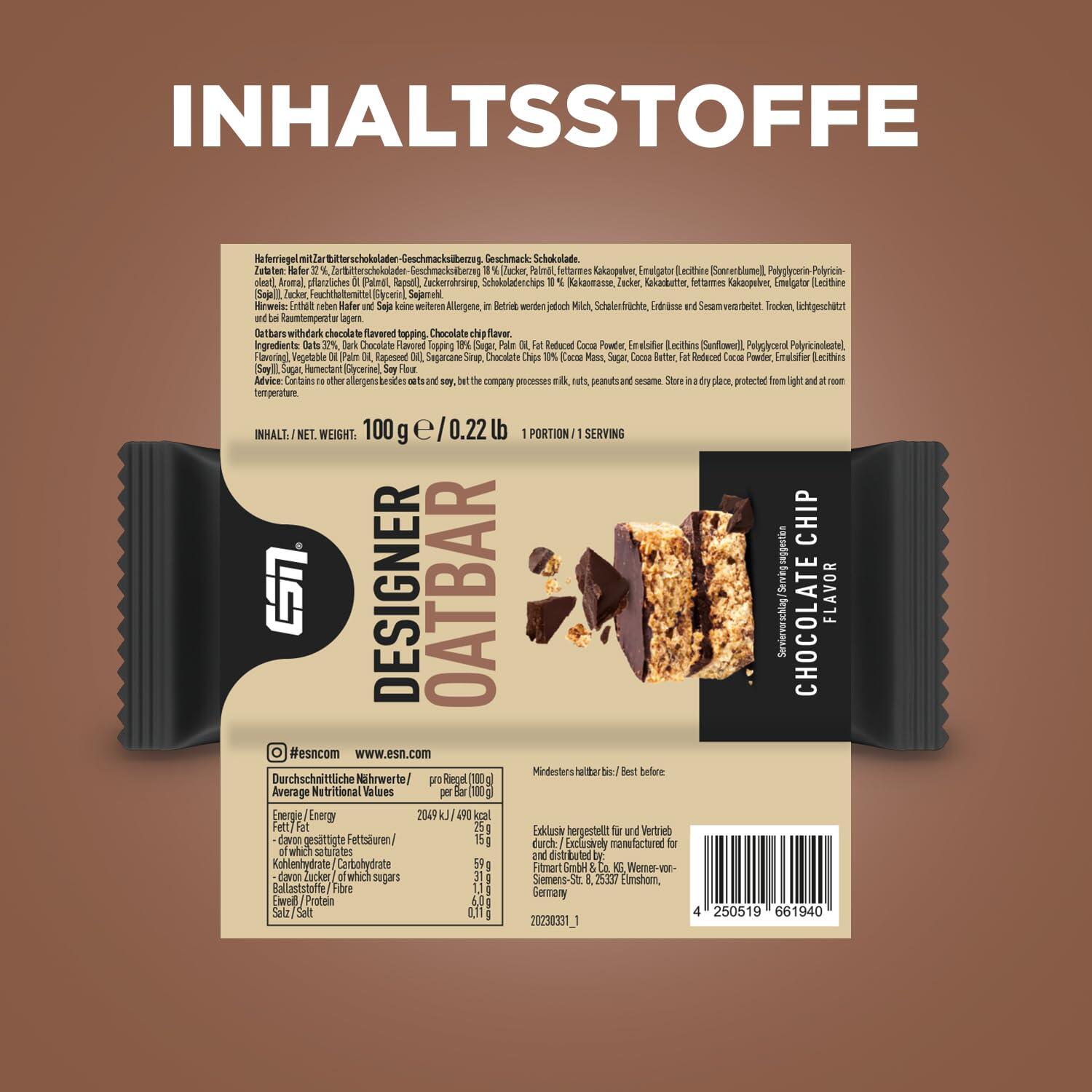 ESN Designer Oatbar Box 12x100g 3/4