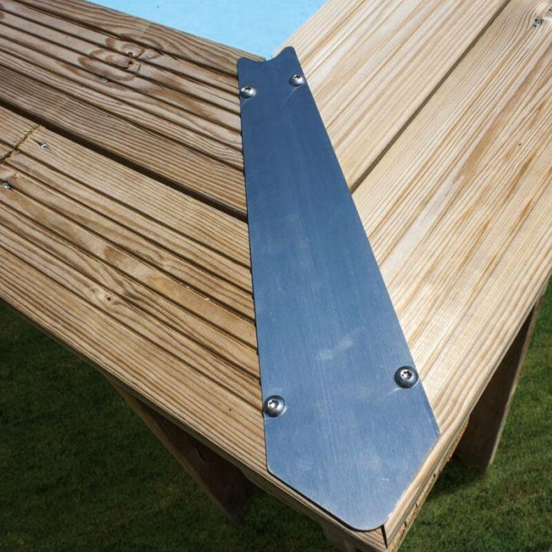 Holzbecken Sunbay Vermela 672x472x146 Außenbereich 3/7