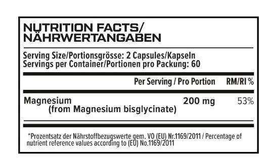 VAST Magnésium 200 Gélules – 120 pièces 2/3
