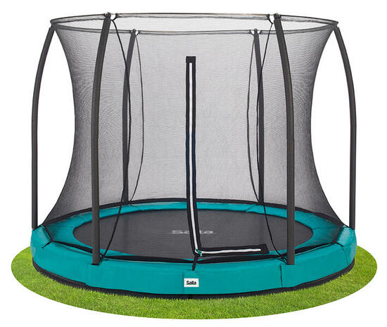 Trampolin - Comfort Edition Ground - 305 cm - Rund Graun