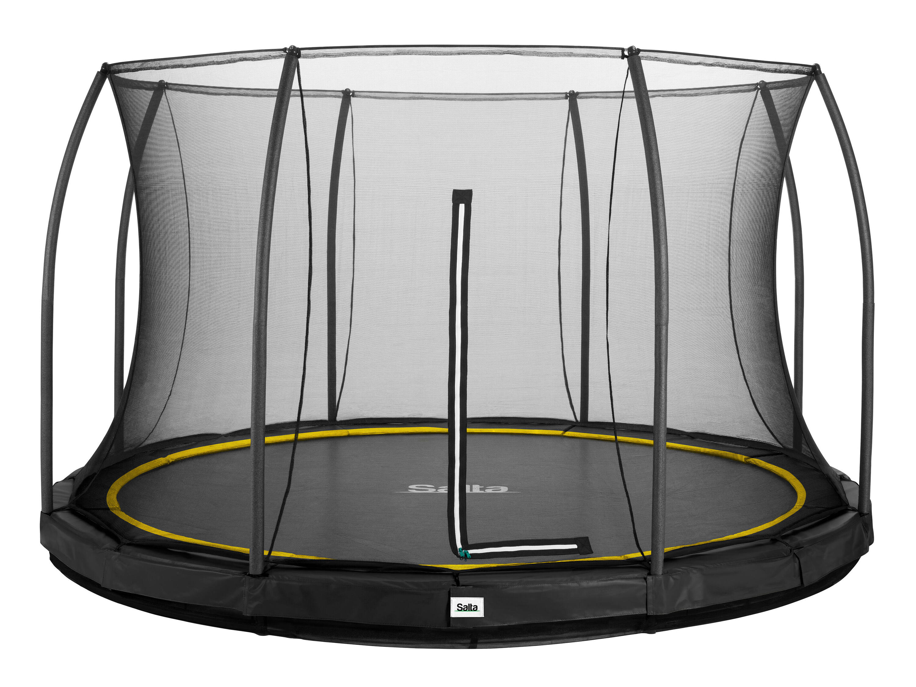 Trampoline - Comfort Edition Ground - 396 cm - Rond Zwart 2/8