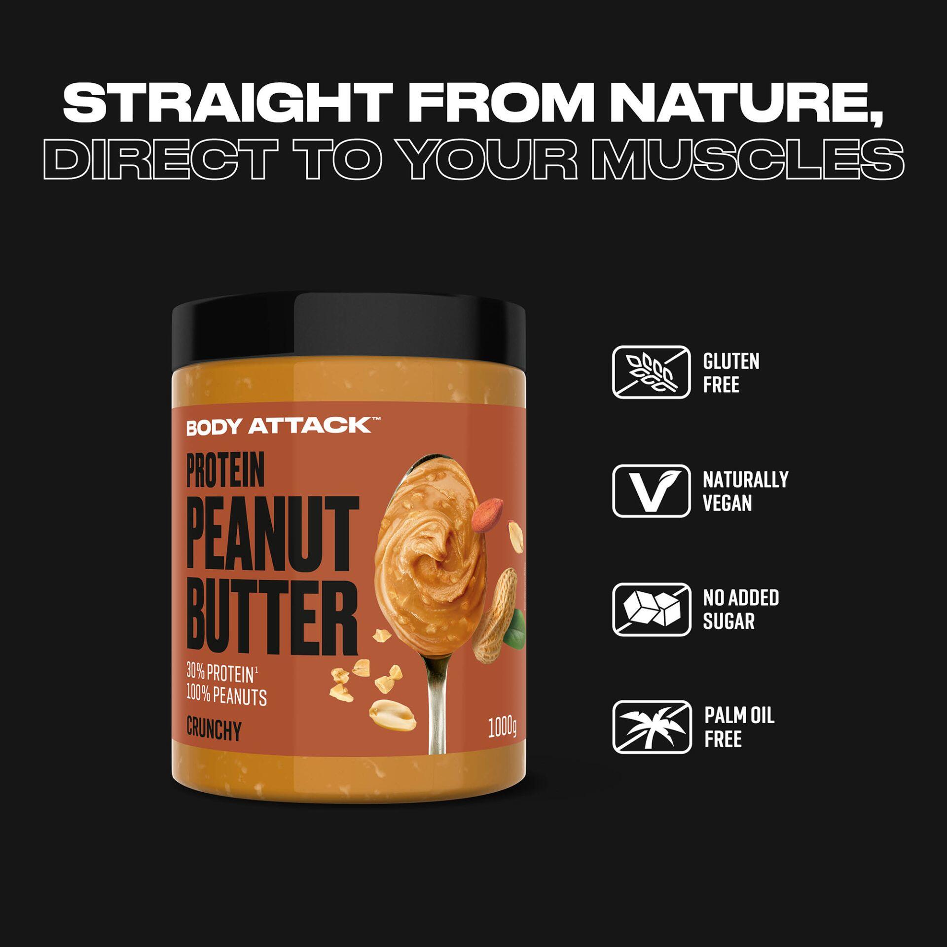 Body Attack Peanut Butter 1000g 3/3