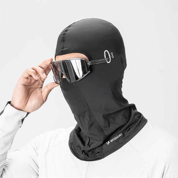 Kapuzenmütze Wozinsky WKM-02B mit Öffnungen für Brillen 2/7
