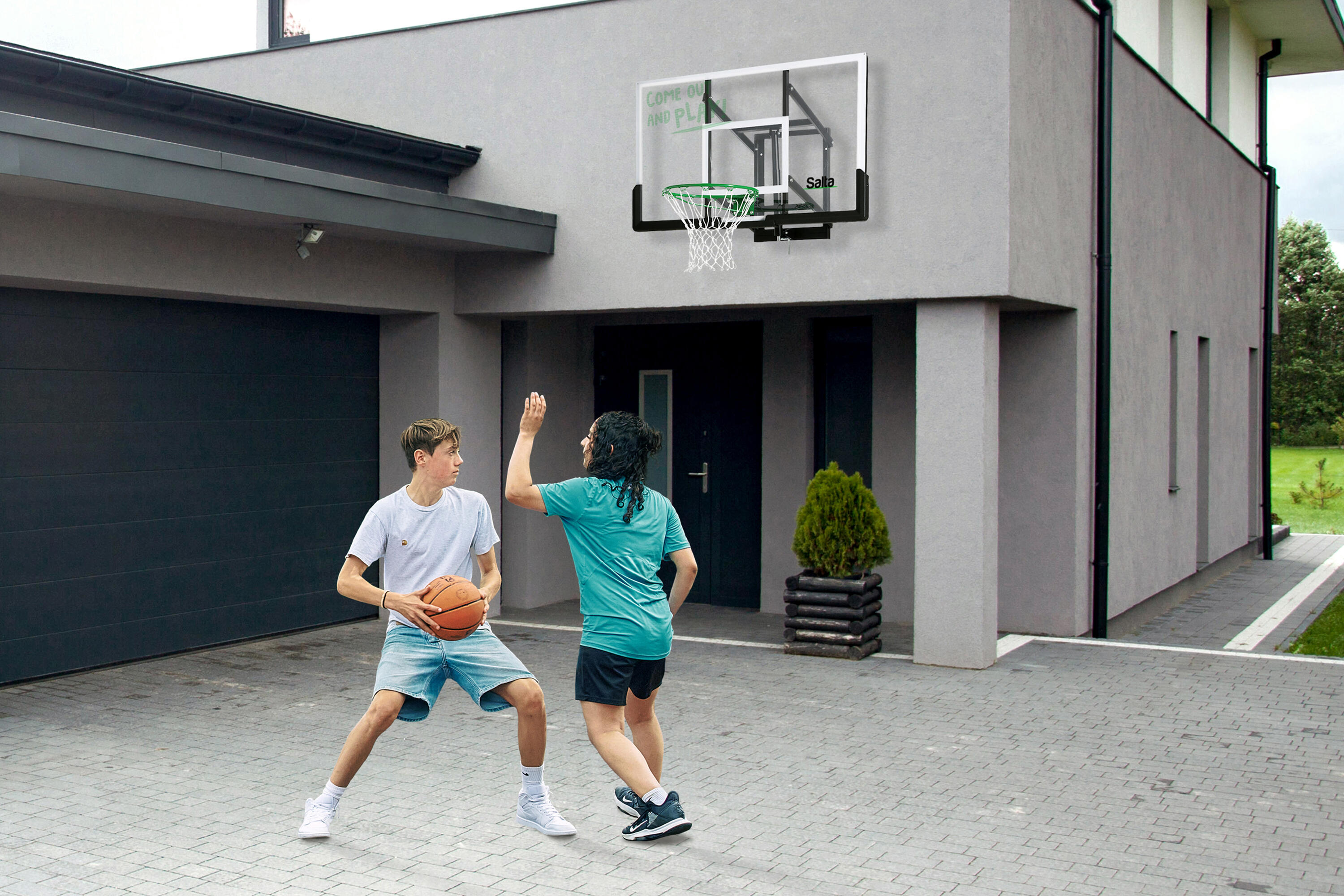 Salta Guard Basketballbrett mit Korb 5/5