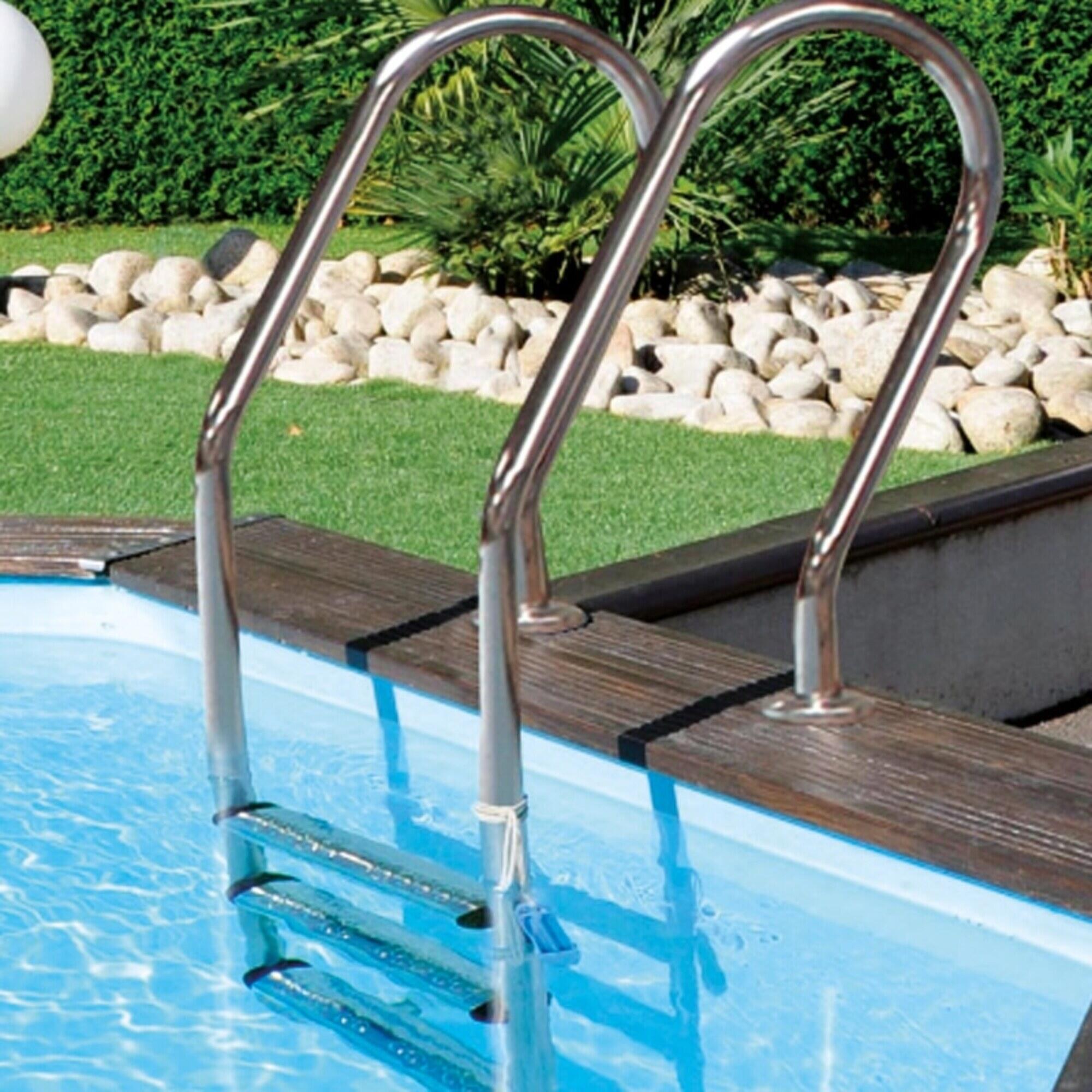 Piscine en bois Sunbay Carra - 305 x 305 x 119 cm carrée 5/7