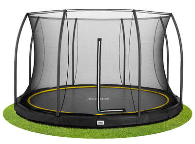 Trampoline - comfort edition ground - 366 cm - rond zwart