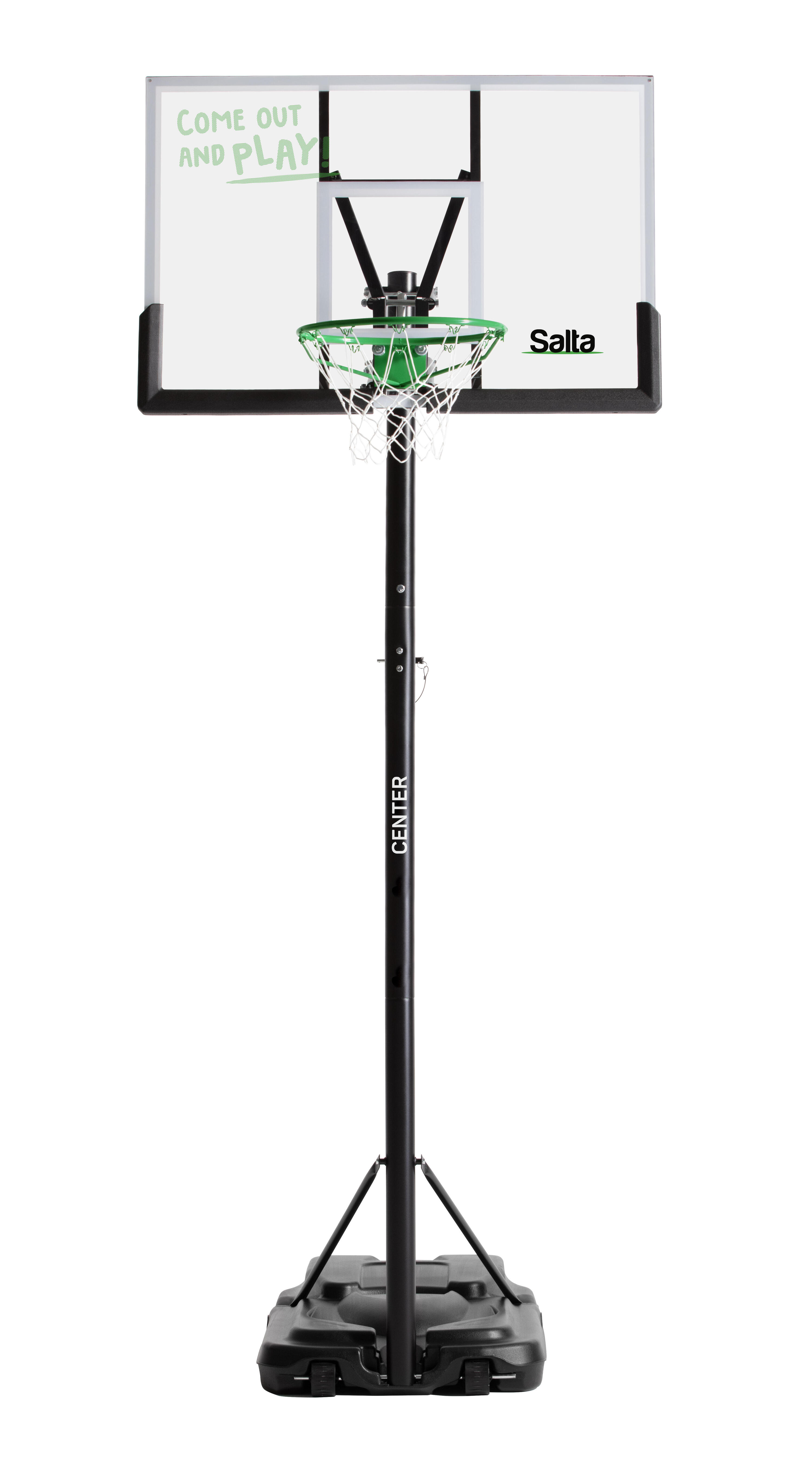 Center - Met dunkring - Verstelbare hoogte 230-305cm - Zwart 2/7