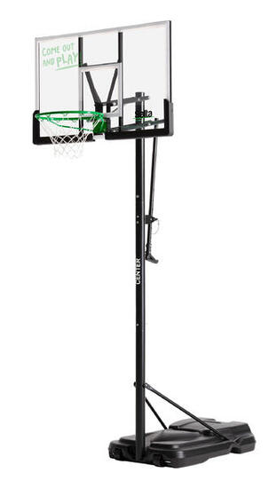 Salta Center - Poteau de basket à hauteur réglable 230 - 305 cm - Noir