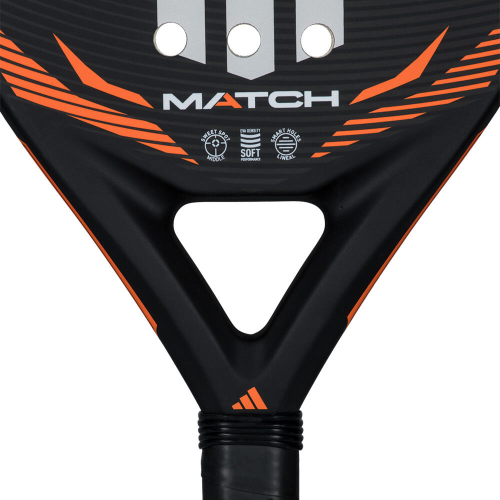 adidas Match Black/Orange 2026 Padelracket 7/7