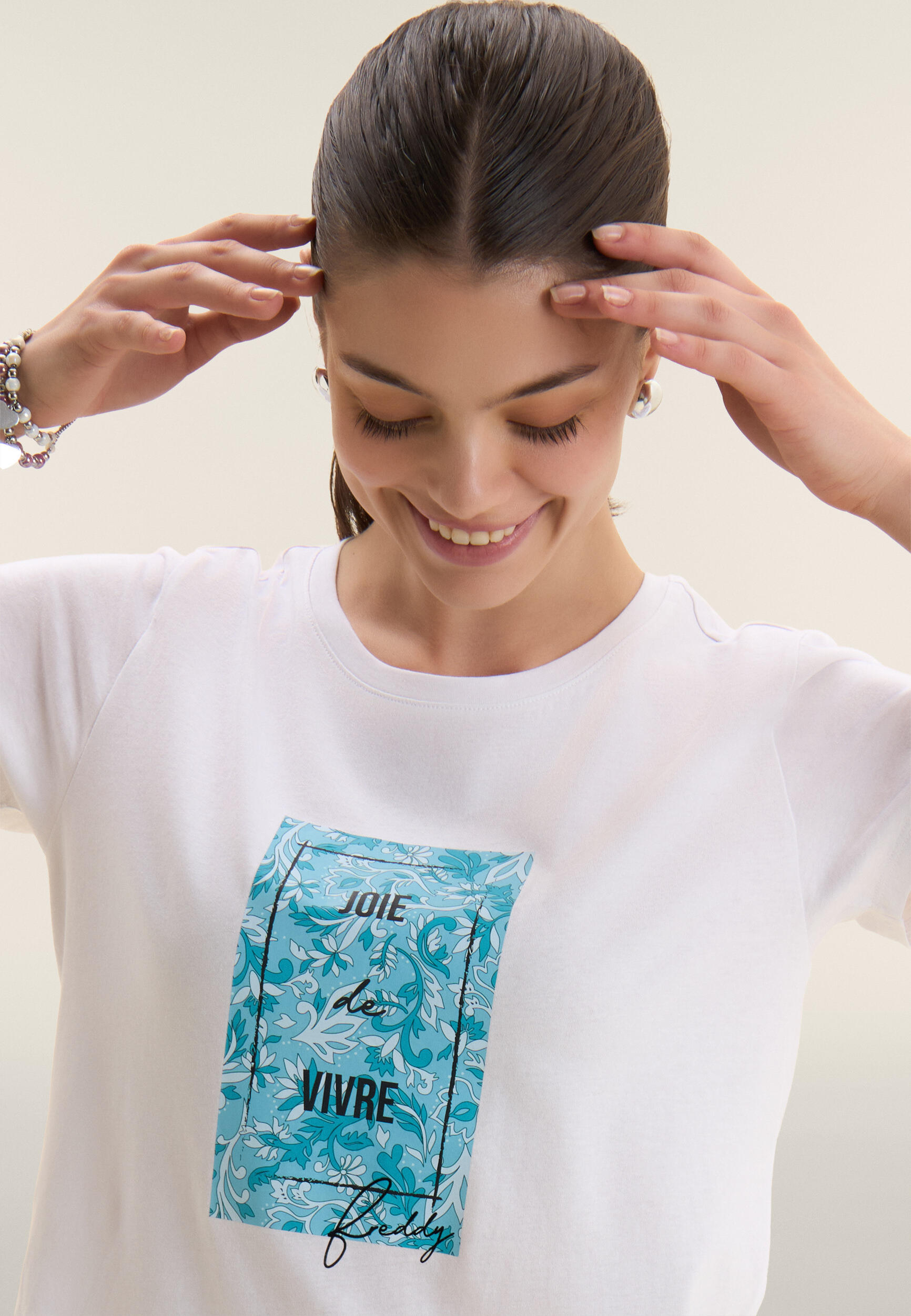 T-shirt à imprimé floral coloré 4/4