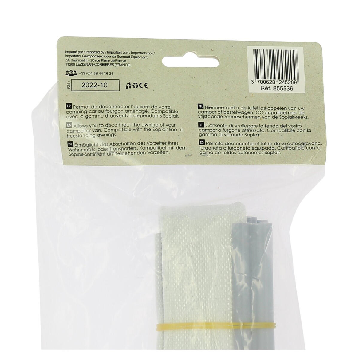 Kit auvent indépendant 3 m 3/5