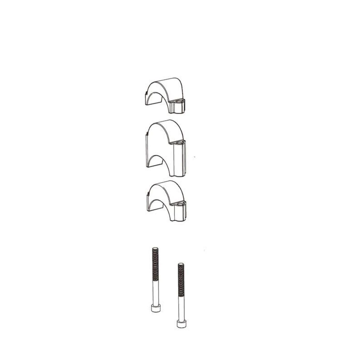 Kit de espaciadores de extensión del manillar Deda Parabolica/Fastblack 2/2