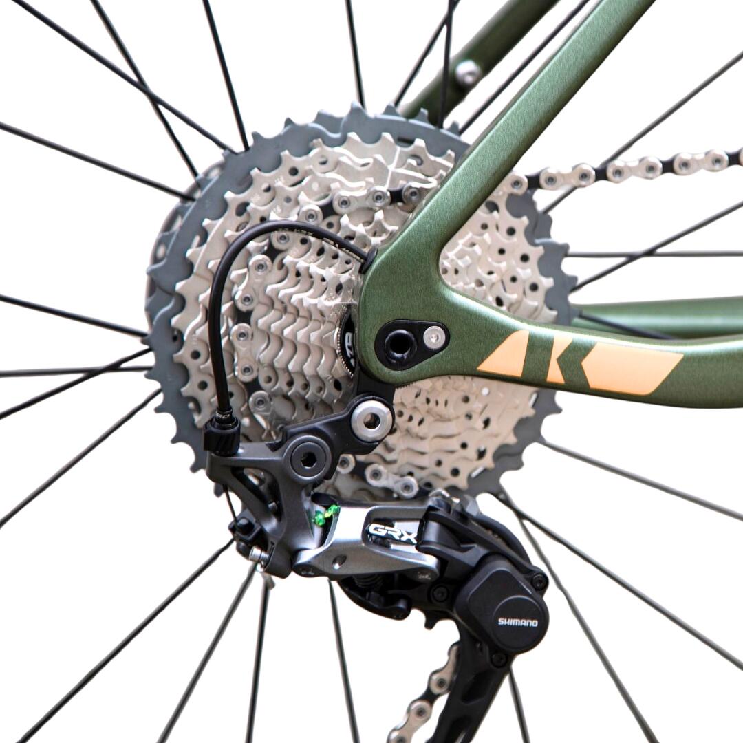 Second Life - Ridley Kanzo Fast GRX800 11 velocità Taglia L Green Carbon Gravel 2/6