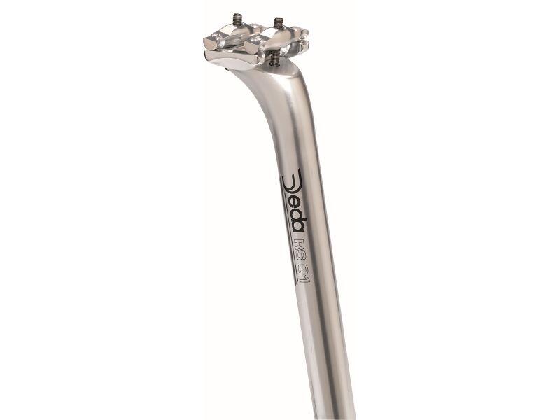 Deda RS 01 27.2 mm Sangle Aluminium Couleur Argent Mat 2/7