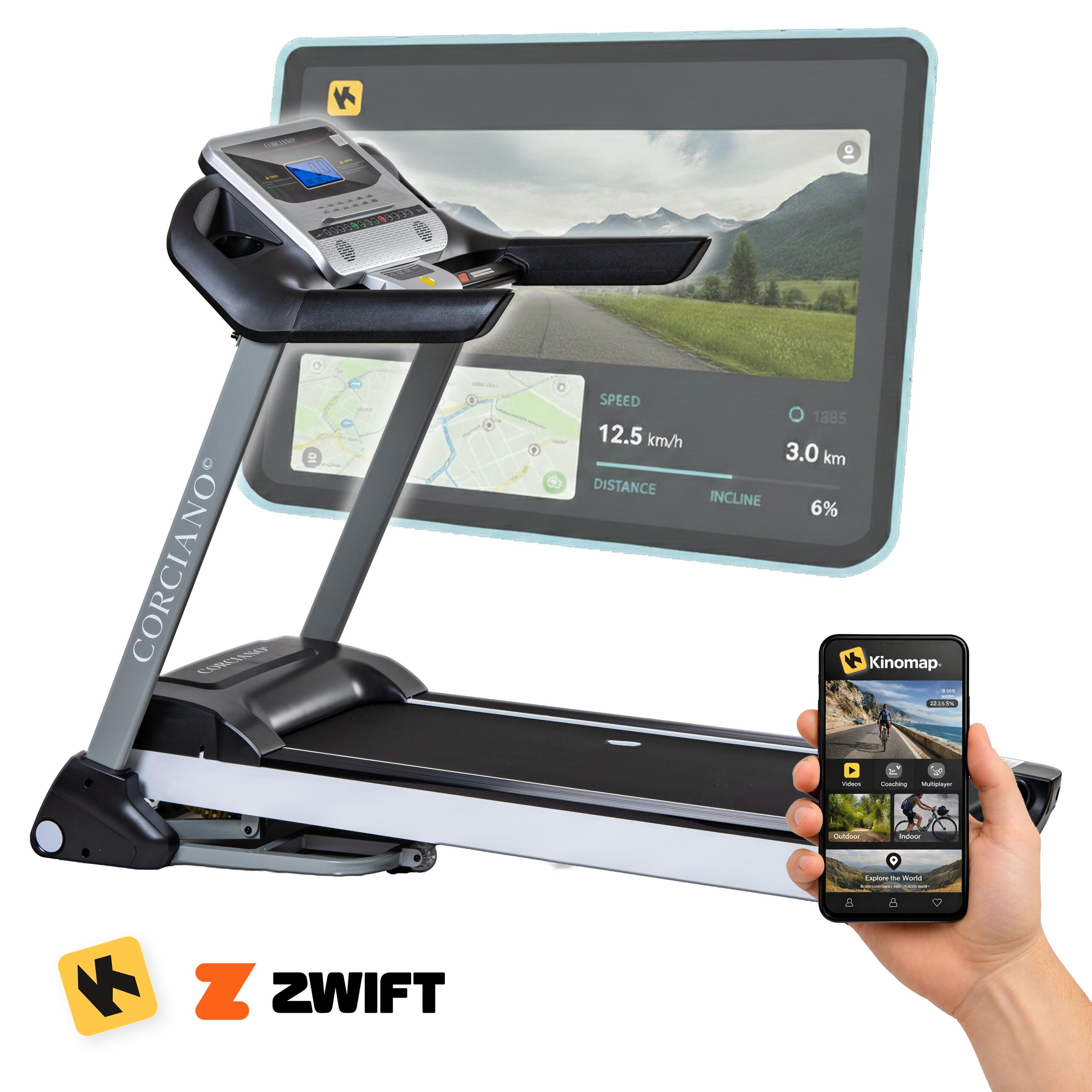 ELITON Elektrický běžecký pás Grande 150kg 20km/h Corciano Eliton