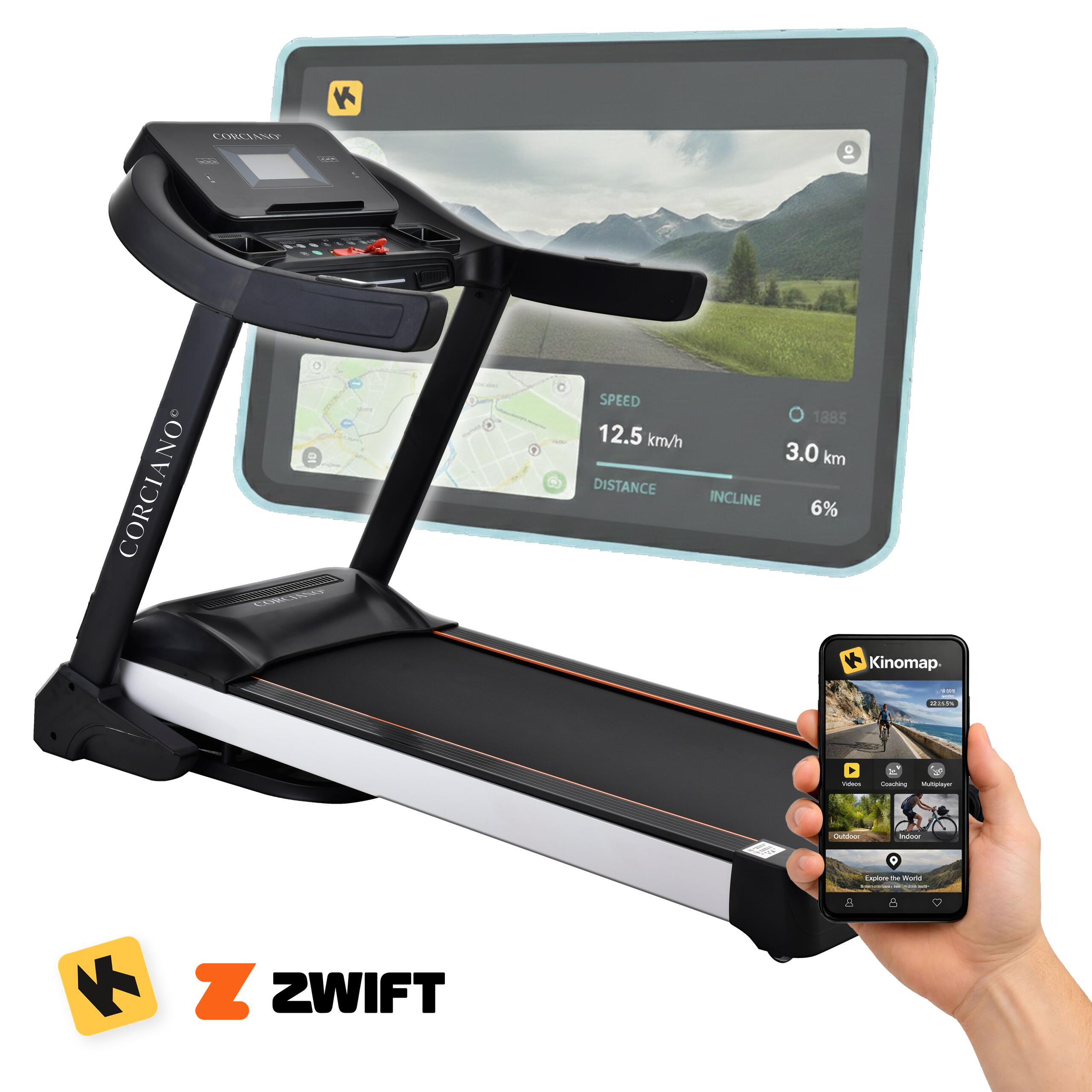 ELITON Elektrický běžecký pás Forza 180 kg 25 km/h Eliton Corciano